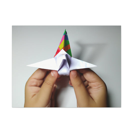 "Creaciones encubiertas: elaborando un mensaje secreto con origami" - The Alien Canva