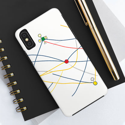 "Exploring the Dynamic Topology: Artful Visualization of a Network Structure." - The Alien Tough Phone Cases