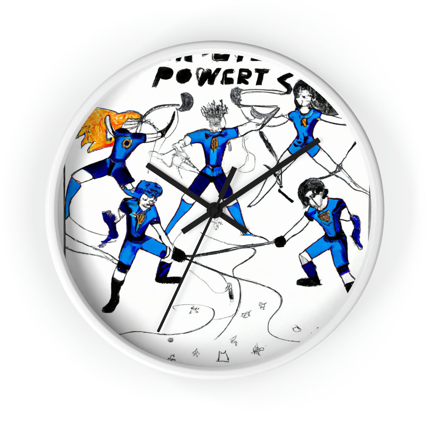 "Magical Throwdown: The Sports Team Challenge" - The Alien Wall Clock