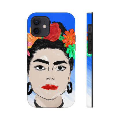 „Feurige Frida: Eine mexikanische Ikone mit farbenfroher Kultur malen“ – The Alien Tough Phone Cases