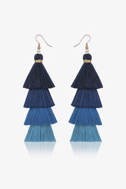 Layered Tassel Earrings