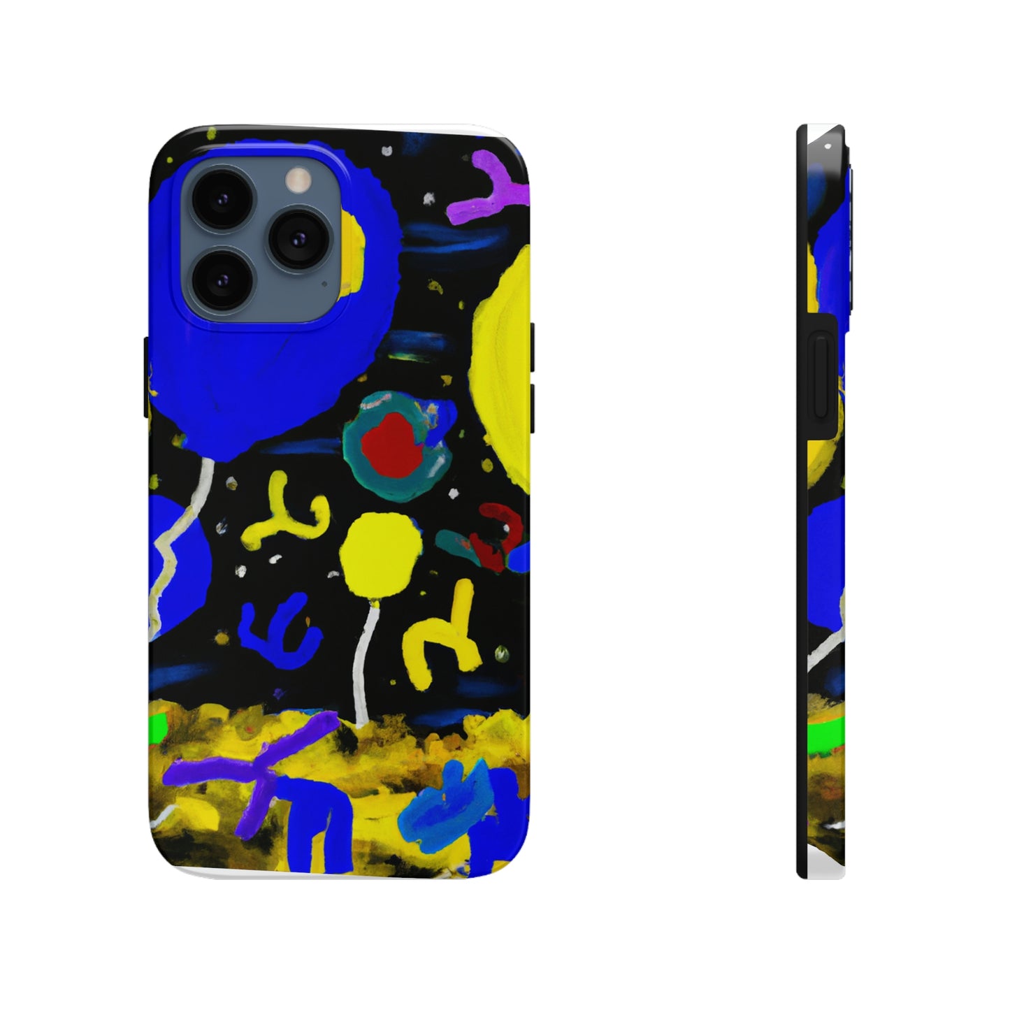 "A Starry Night Rainbow" - The Alien Tough Phone Cases