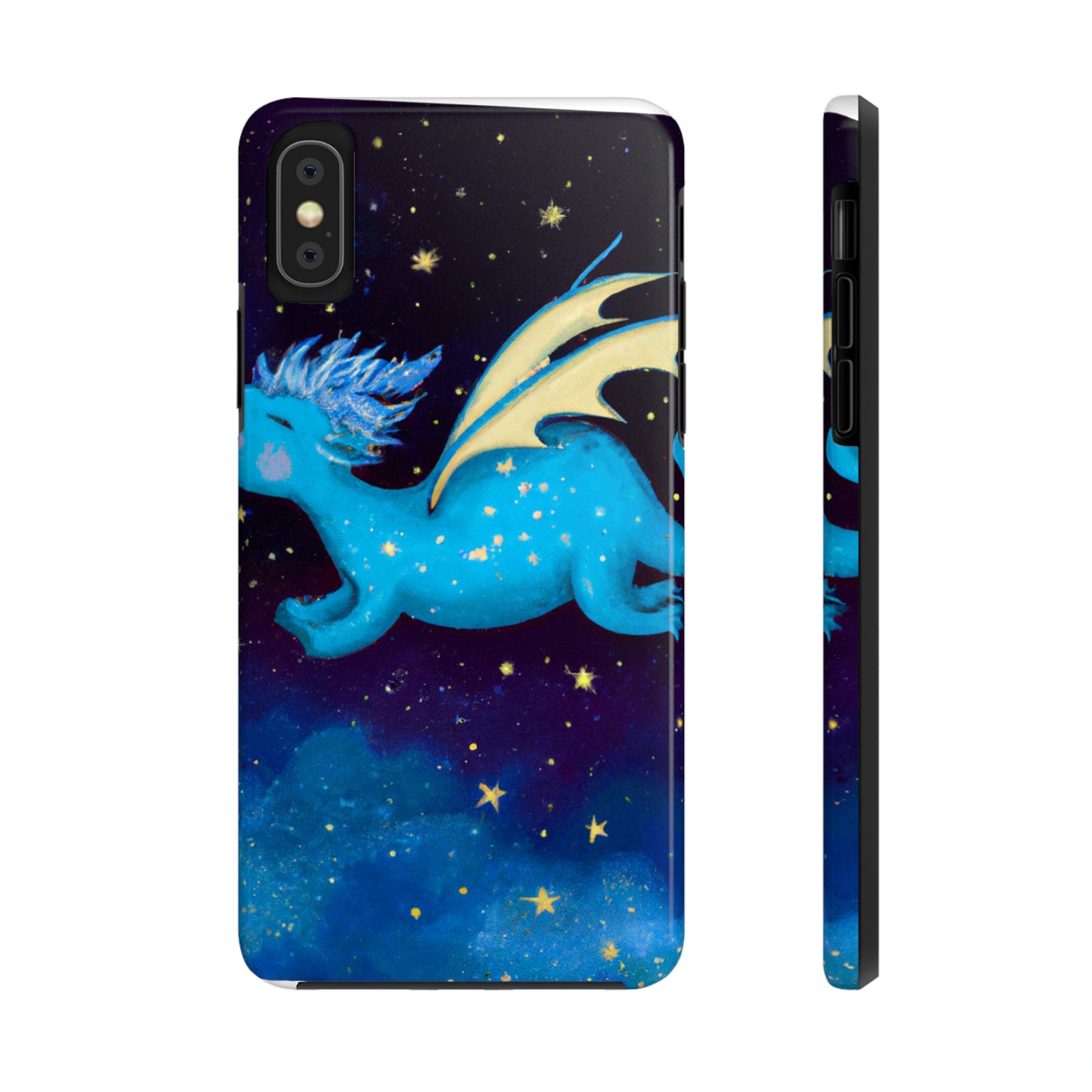 "Drifting Among the Stars: The Story of a Baby Dragon" - The Alien Tough Phone Cases