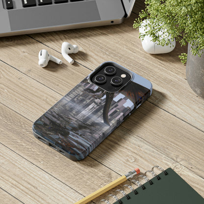 "Ascending the Deluge: A Dragon's Soaring Journey." - The Alien Tough Phone Cases