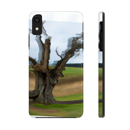 "A Shadow in the Meadow: The Last Standing Tree" - The Alien Tough Phone Cases