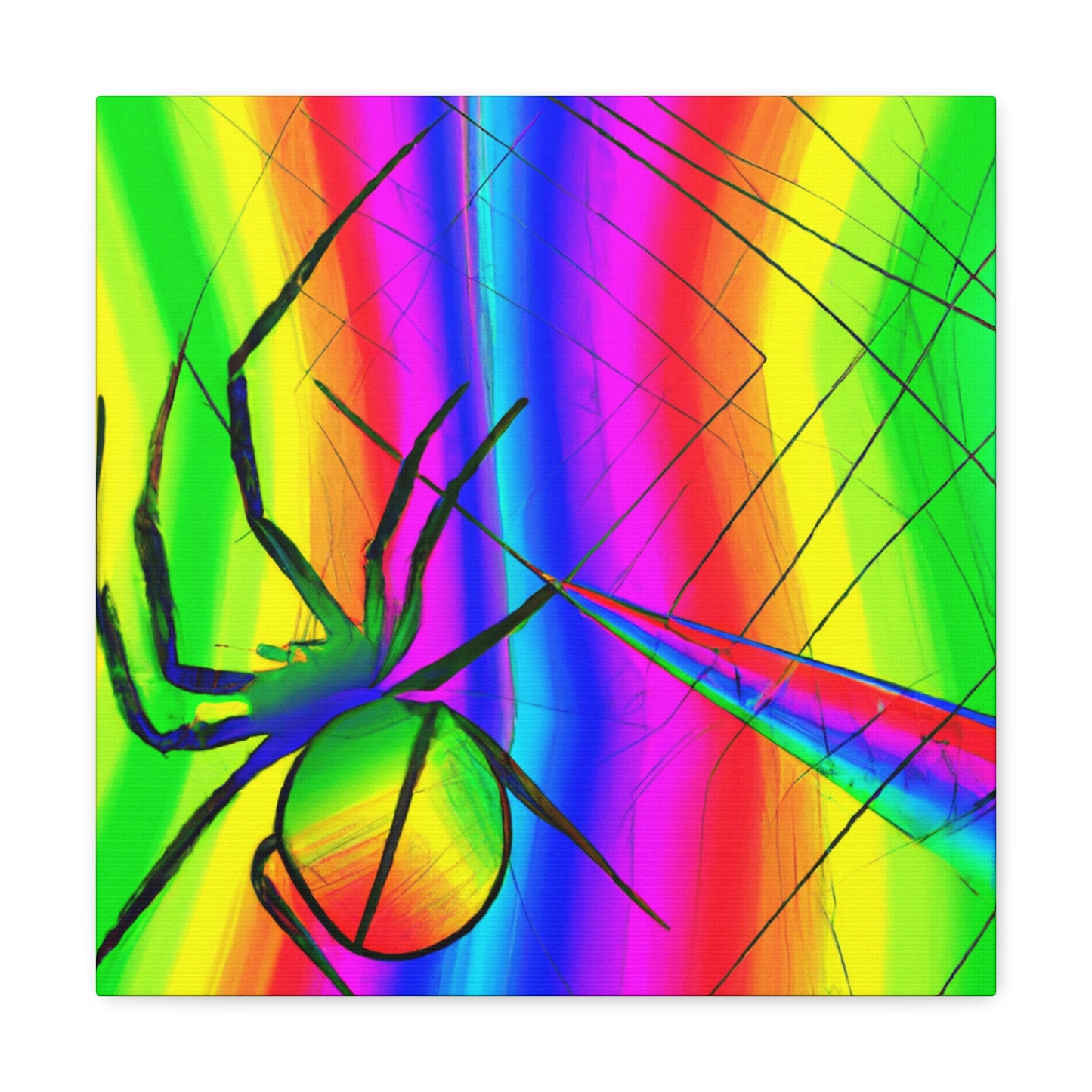 "A Spinnerette's Prismatic Web" - The Alien Canva