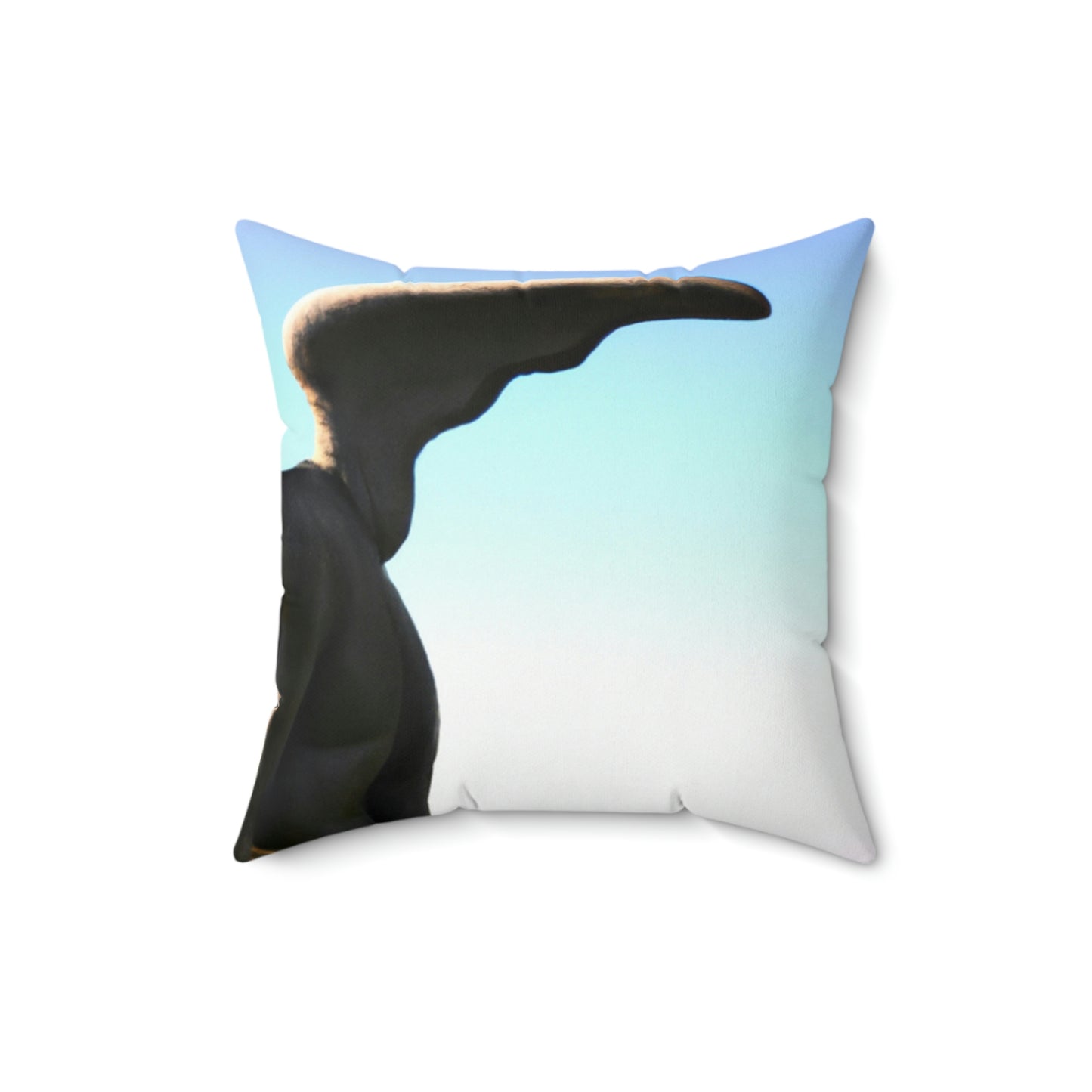 "Alone on the Hilltop: The Tale of a Solitary Gargoyle" - The Alien Square Pillow