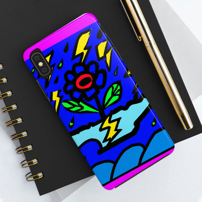 "A Bold Bloom Amidst the Storm" - The Alien Tough Phone Cases