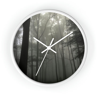 "The Silent Woods of Fog" - The Alien Wall Clock