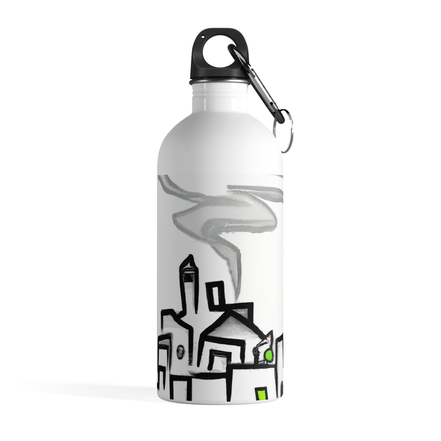 The City In The Mist - The Alien Stainless Steel Water Bottle