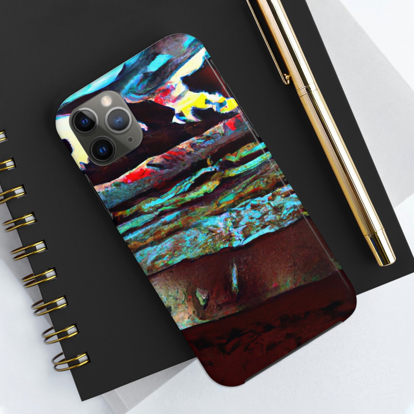 "Dusk at Sea: A Tempestuous Gathering" - The Alien Tough Phone Cases