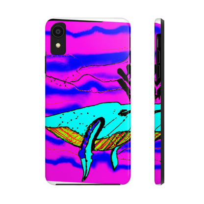 "Glow of the Neon Sea" - The Alien Tough Phone Cases