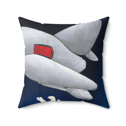 Rescuing the Alien: A Race Against Time - The Alien Square Pillow