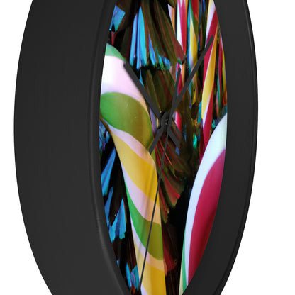 "Candy Cane Wonderland" - Die Alien-Wanduhr