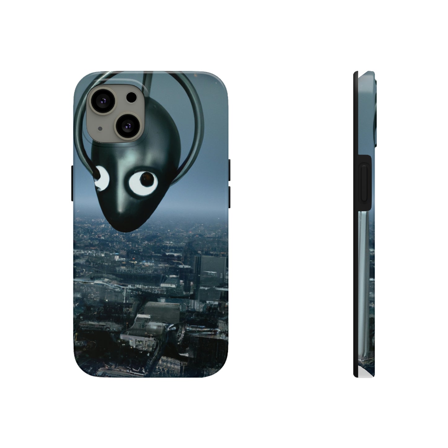 "A Distant Spark: An Alien's Search for Sanctuary in the City." - The Alien Tough Phone Cases