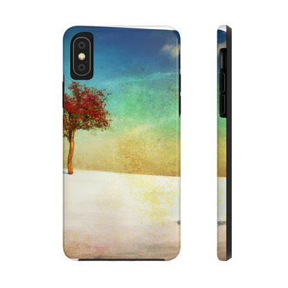 "Alone in the Snowy Meadow" - The Alien Tough Phone Cases