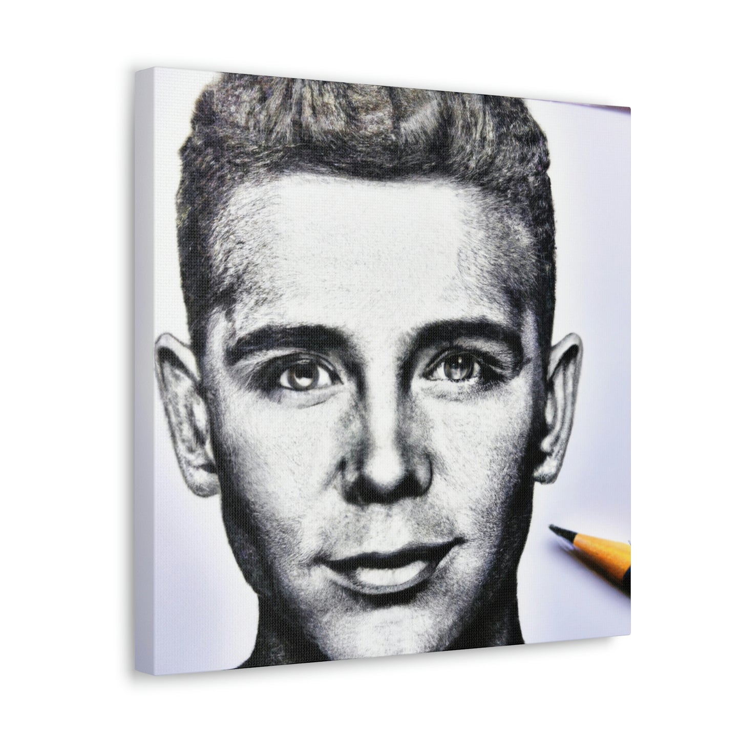 "Playing with Monochrome: Create a Celebrity Portrait with Pens" - The Alien Canva