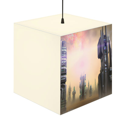 "Lost in the Cosmic Mist" - The Alien Light Cube Lamp