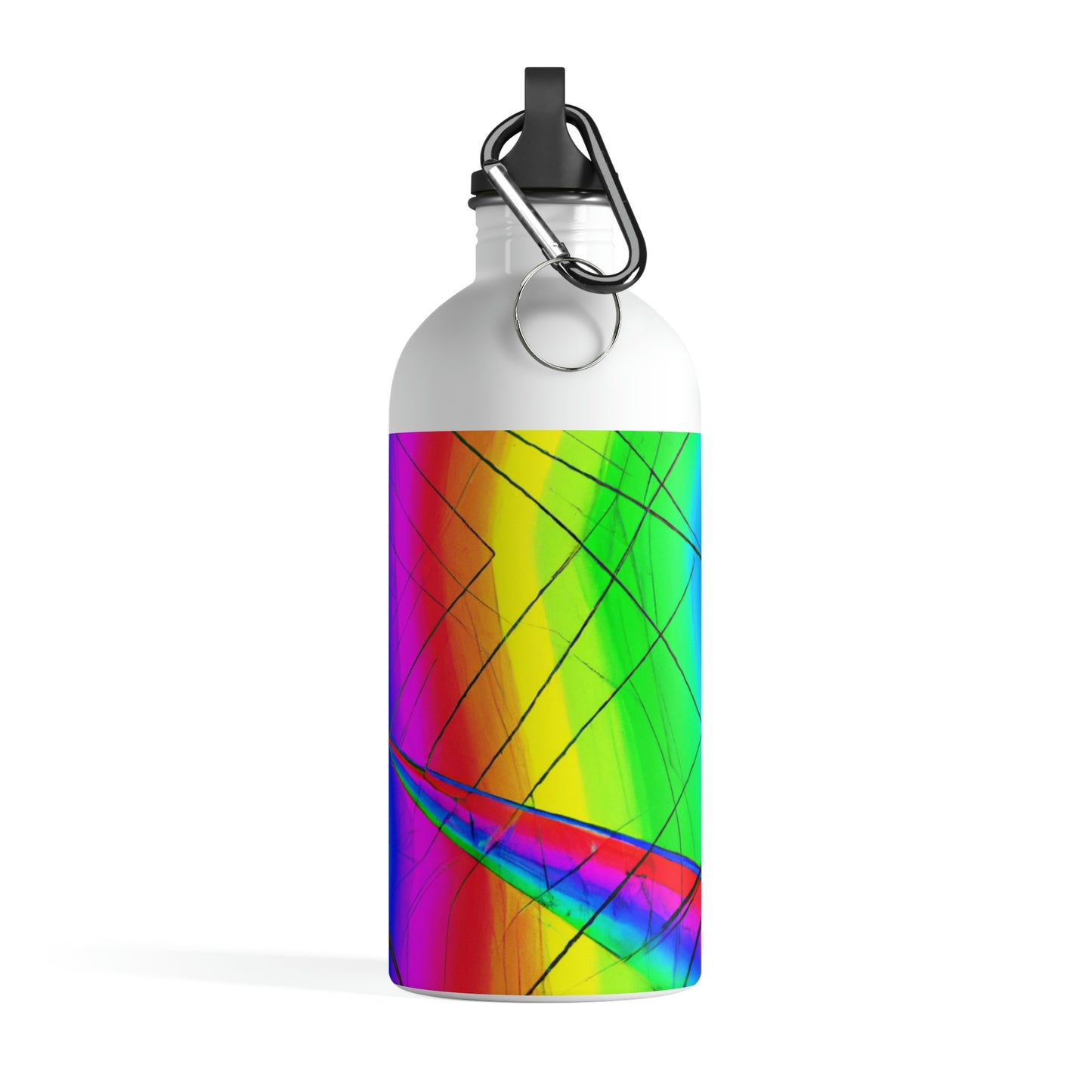 "A Spinnerette's Prismatic Web" - The Alien Stainless Steel Water Bottle