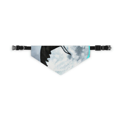 "Lunar Plunge" - The Alien Pet Bandana Collar