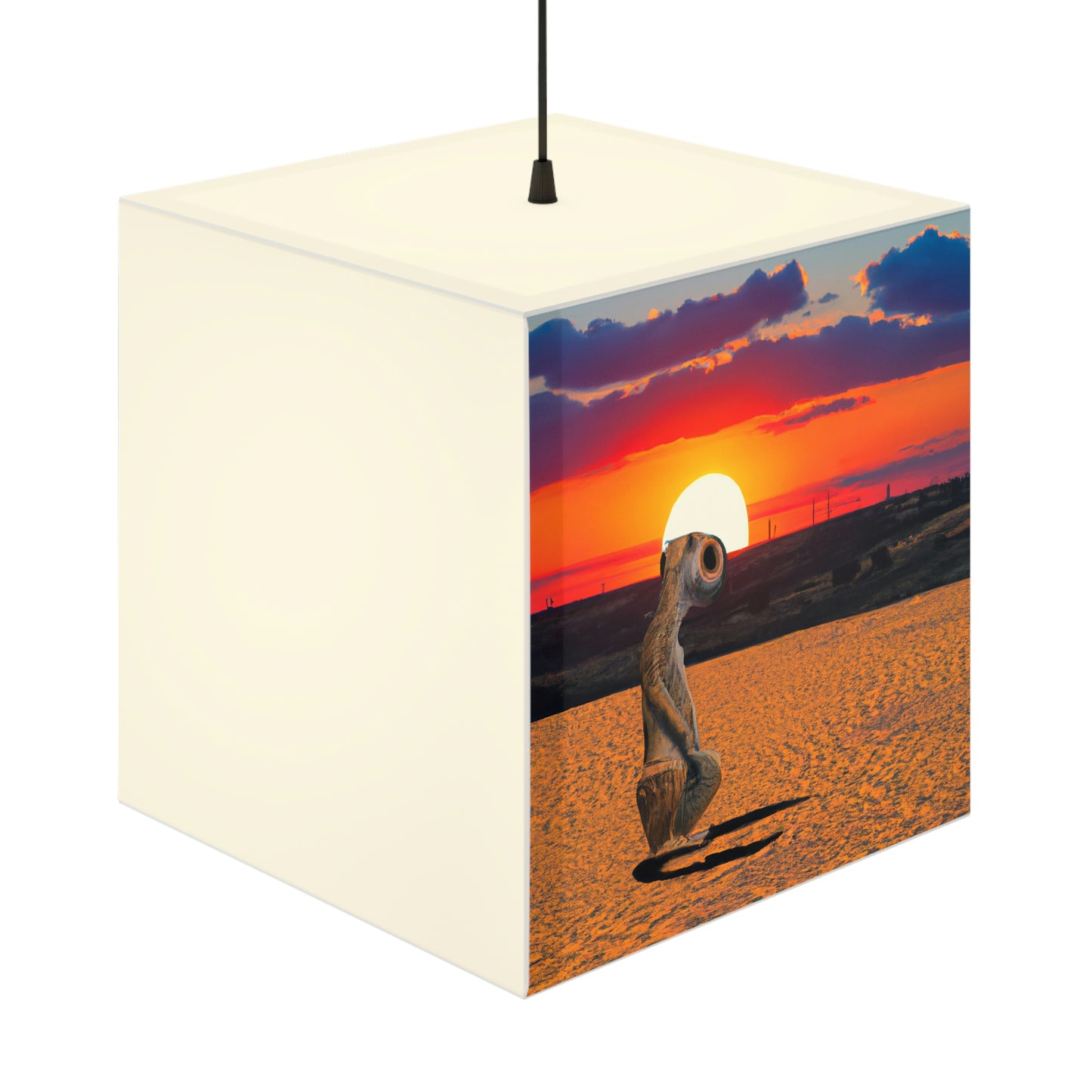 "Farewell to the Horizon" - Die Alien Light Cube Lampe