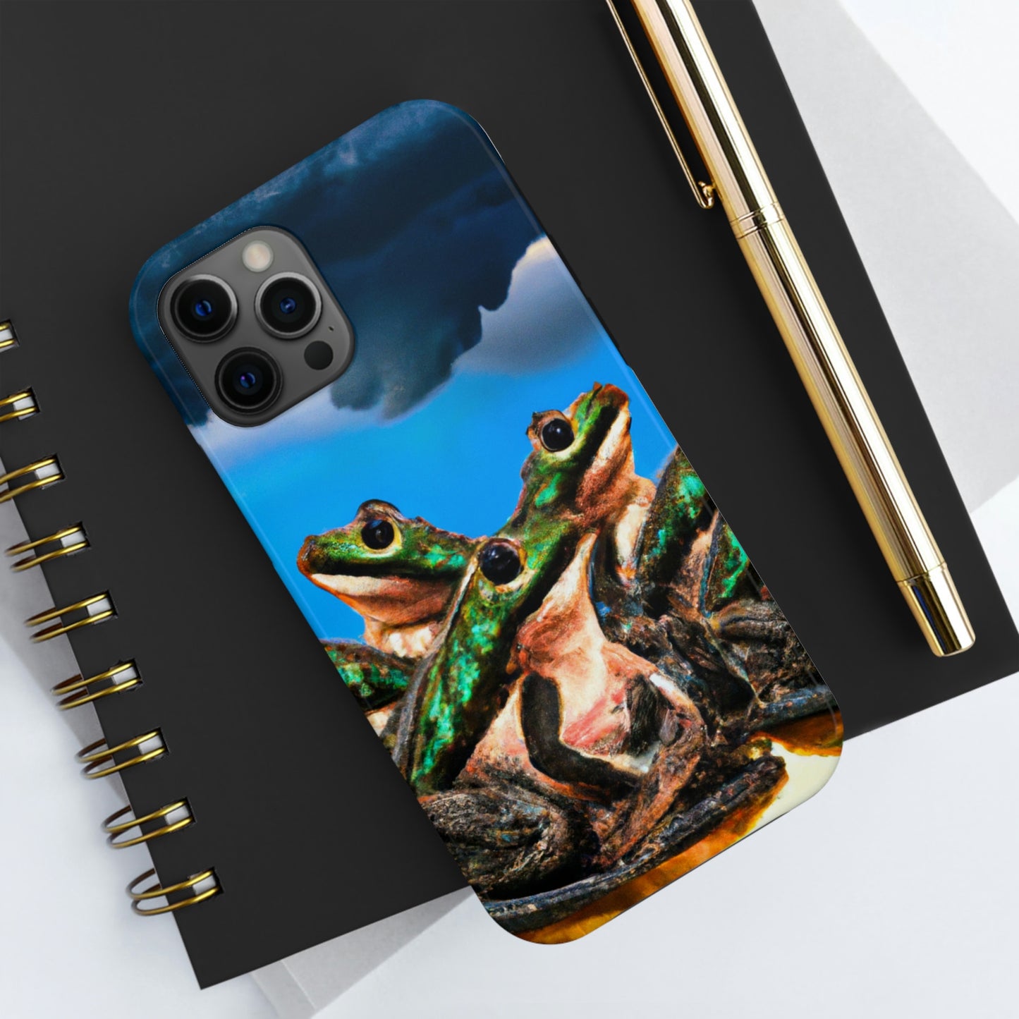 "Ein Froschchor im Gewitter" - Die Alien Tough Phone Cases