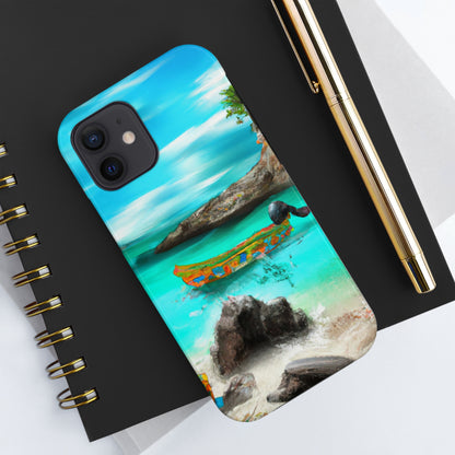 „Karibisches Fest am Strand – Eine digitale Erkundung der mexikanischen Kultur“ – The Alien Tough Phone Cases