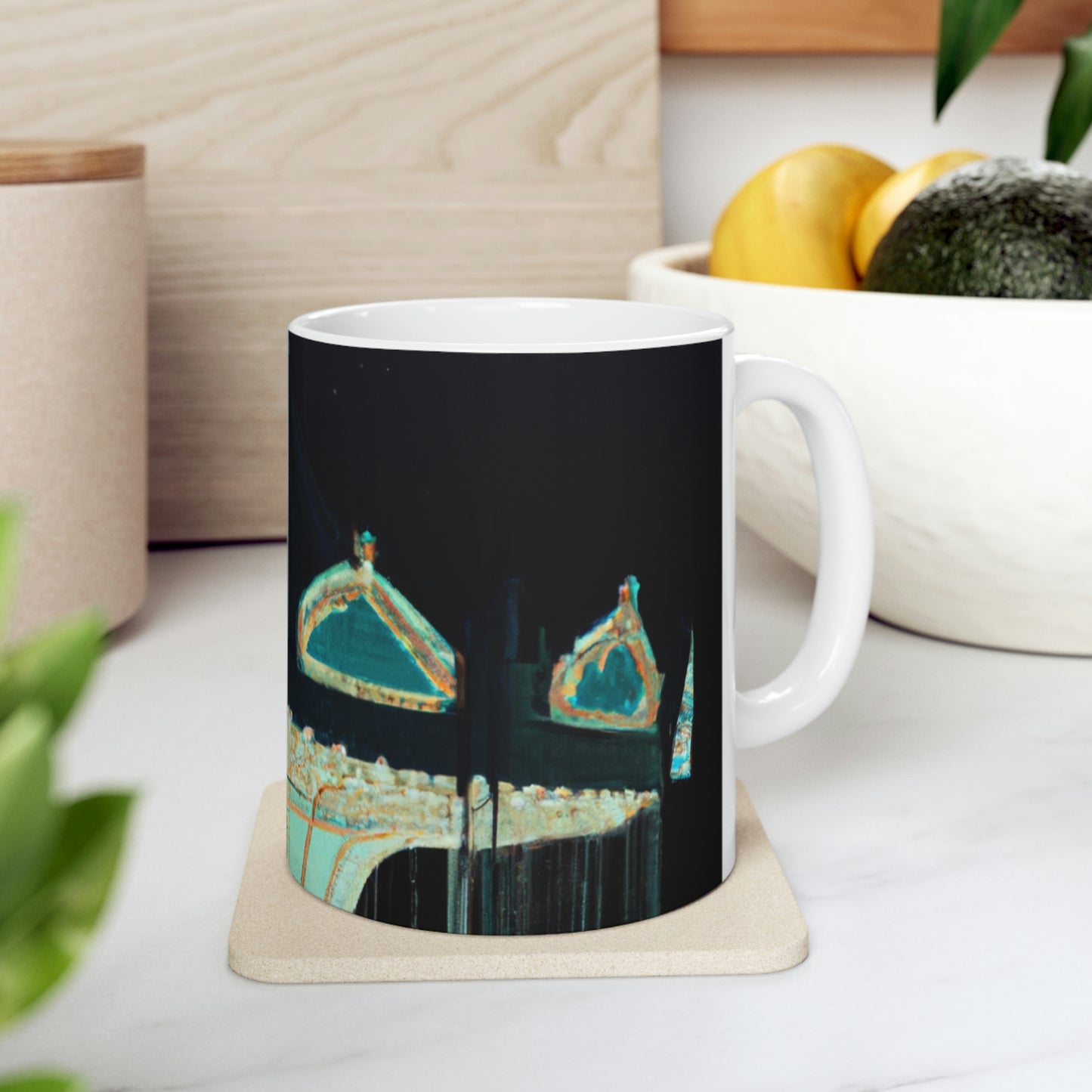 "A Lonesome Carousel Under Shining Stars" - The Alien Ceramic Mug 11 oz