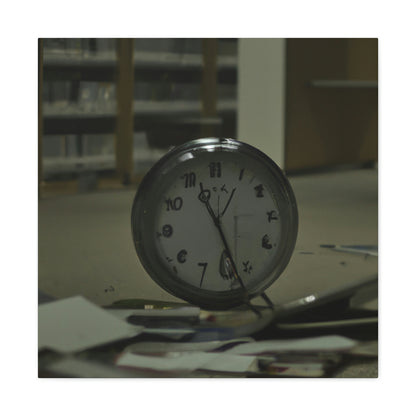 "The Mystery of the Library Clock" - The Alien Canva