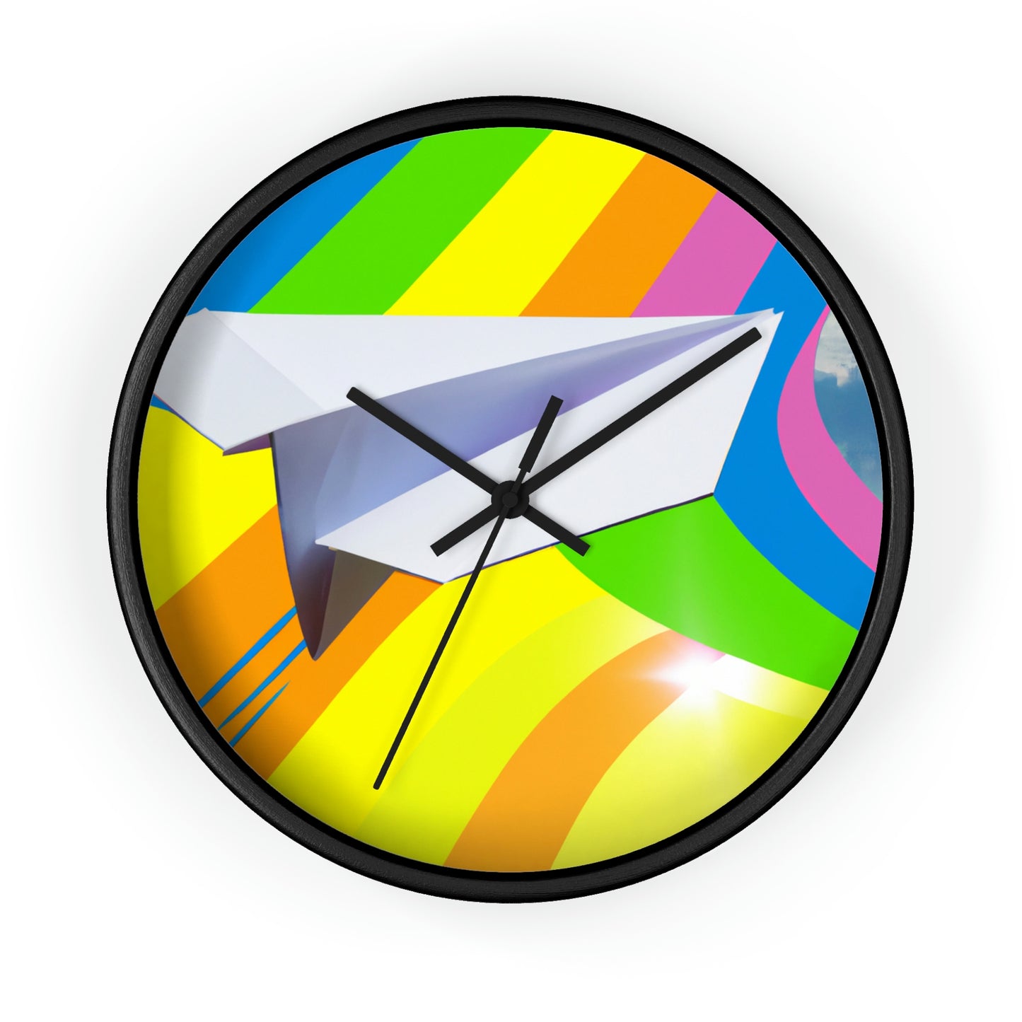 "A Flight of Color" - The Alien Wall Clock