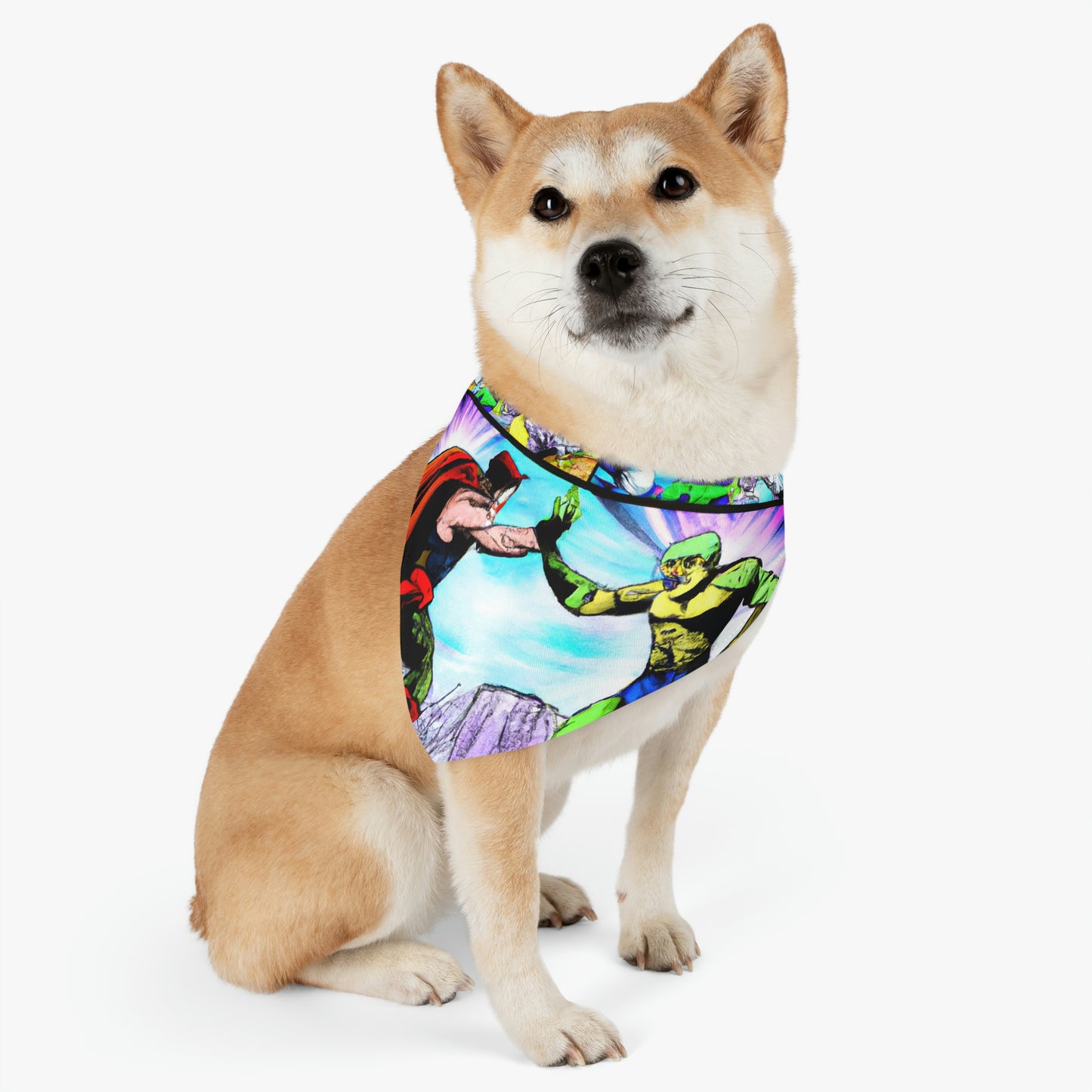 Superhero Showdown! - The Alien Pet Bandana Collar