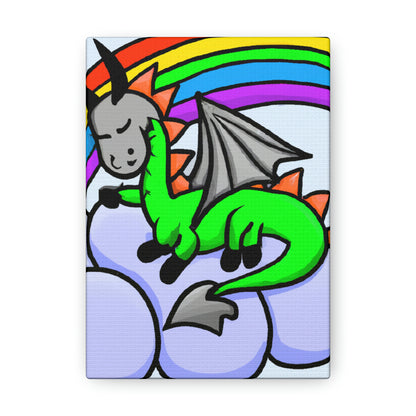 "A Dreamy Dragon's Nap" - The Alien Canva