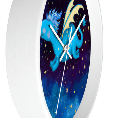 "Drifting Among the Stars: The Story of a Baby Dragon" - The Alien Wall Clock