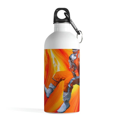 "Journeying in the Burning Orange Galaxy" - Die Alien-Wasserflasche aus Edelstahl