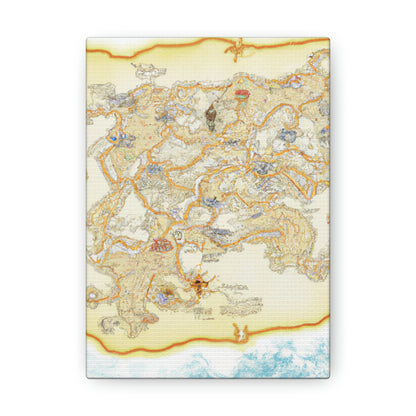 "The Mystical Map of Unfathomable Journeys" - The Alien Canva