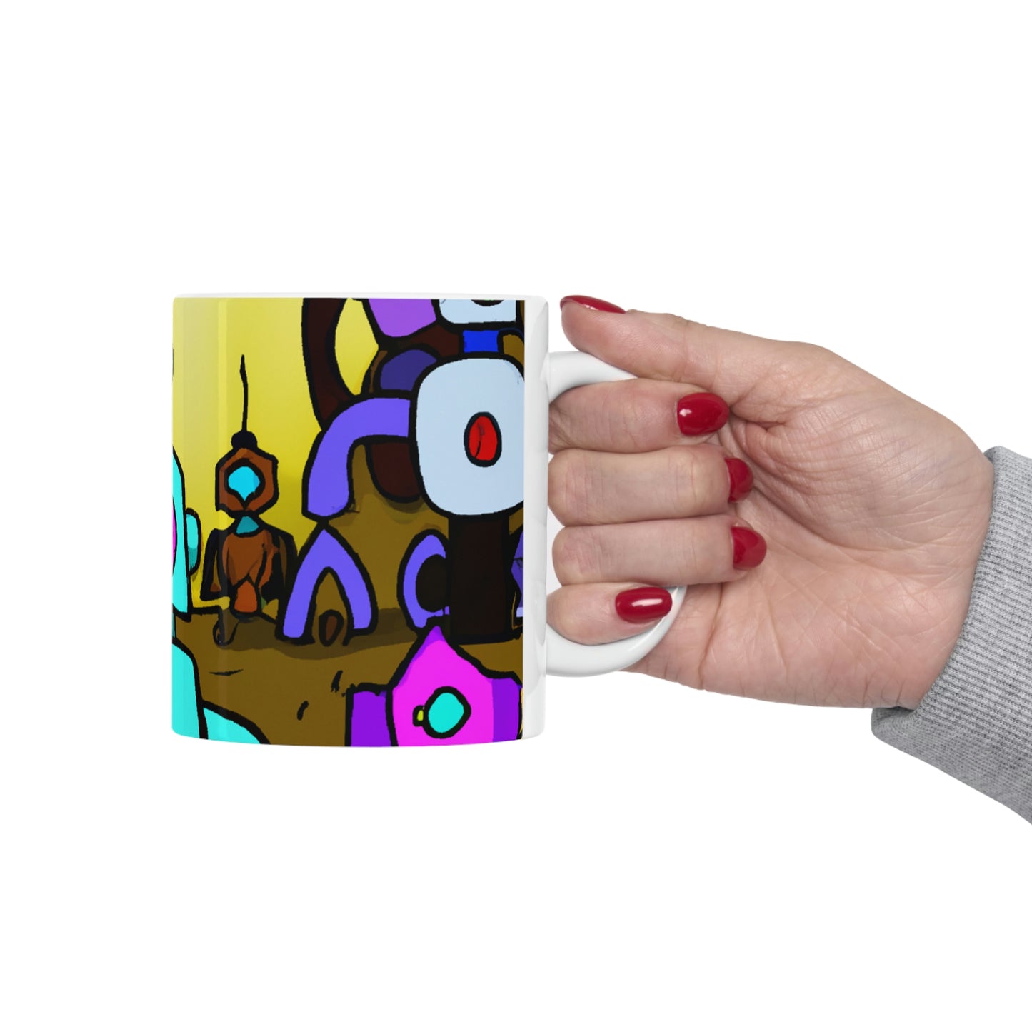 "A Spectrum of Enslaved Machines" - The Alien Ceramic Mug 11 oz