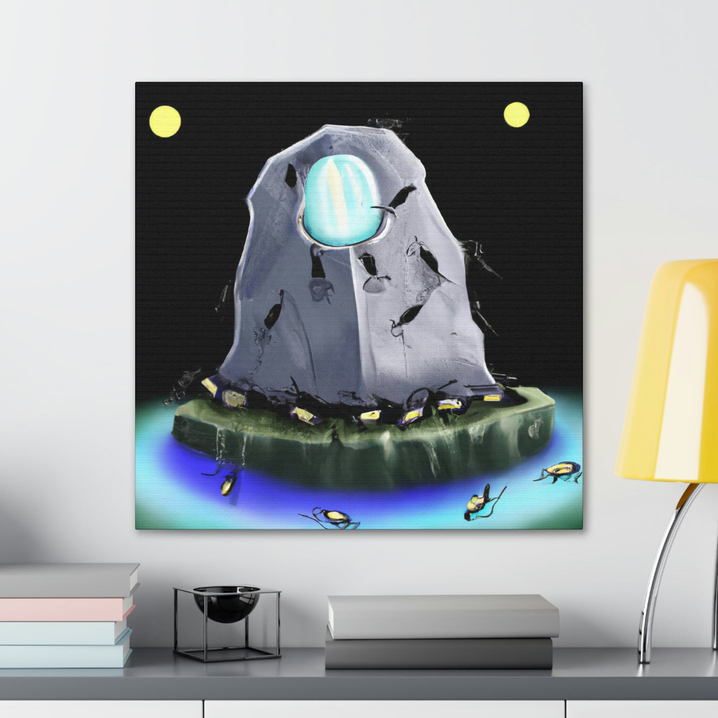 "The Glowing Stone Menace" - Die außerirdische Canva