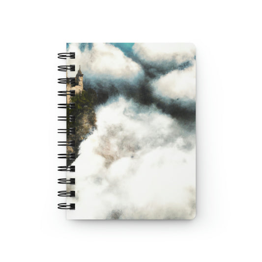 Mystic Castle in the Sky - The Alien Spiral Bound Journal