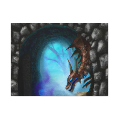 "The Dragon and the Forbidden Portal" - The Alien Canva