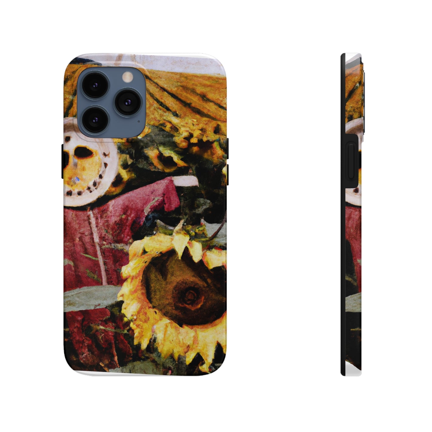 "Centinela solitaria del campo de girasoles" - Las fundas para teléfonos Alien Tough