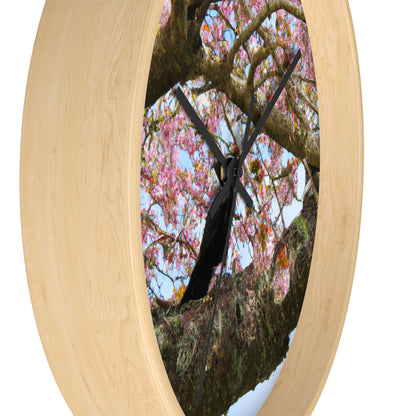 "A Blossoming Reflection" - The Alien Wall Clock