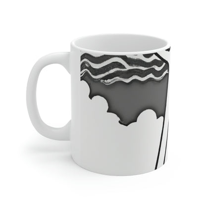 The Mystic Mist of the Mountain - The Alien Ceramic Mug 11 oz