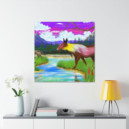 "Celebrating My Heritage: Painting Our Animals in Their Landscape" - Canvas