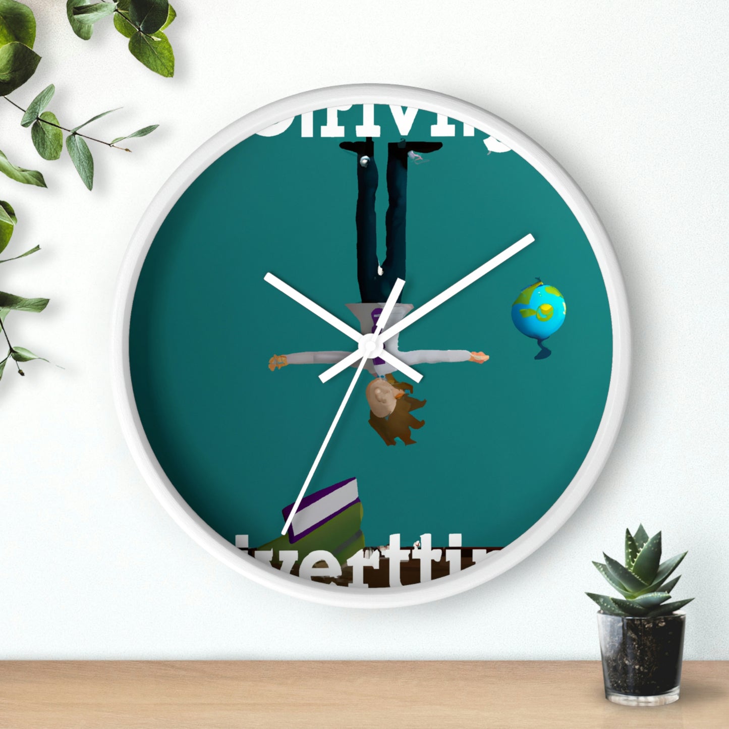 "Creating a World without Gravity" - The Alien Wall Clock