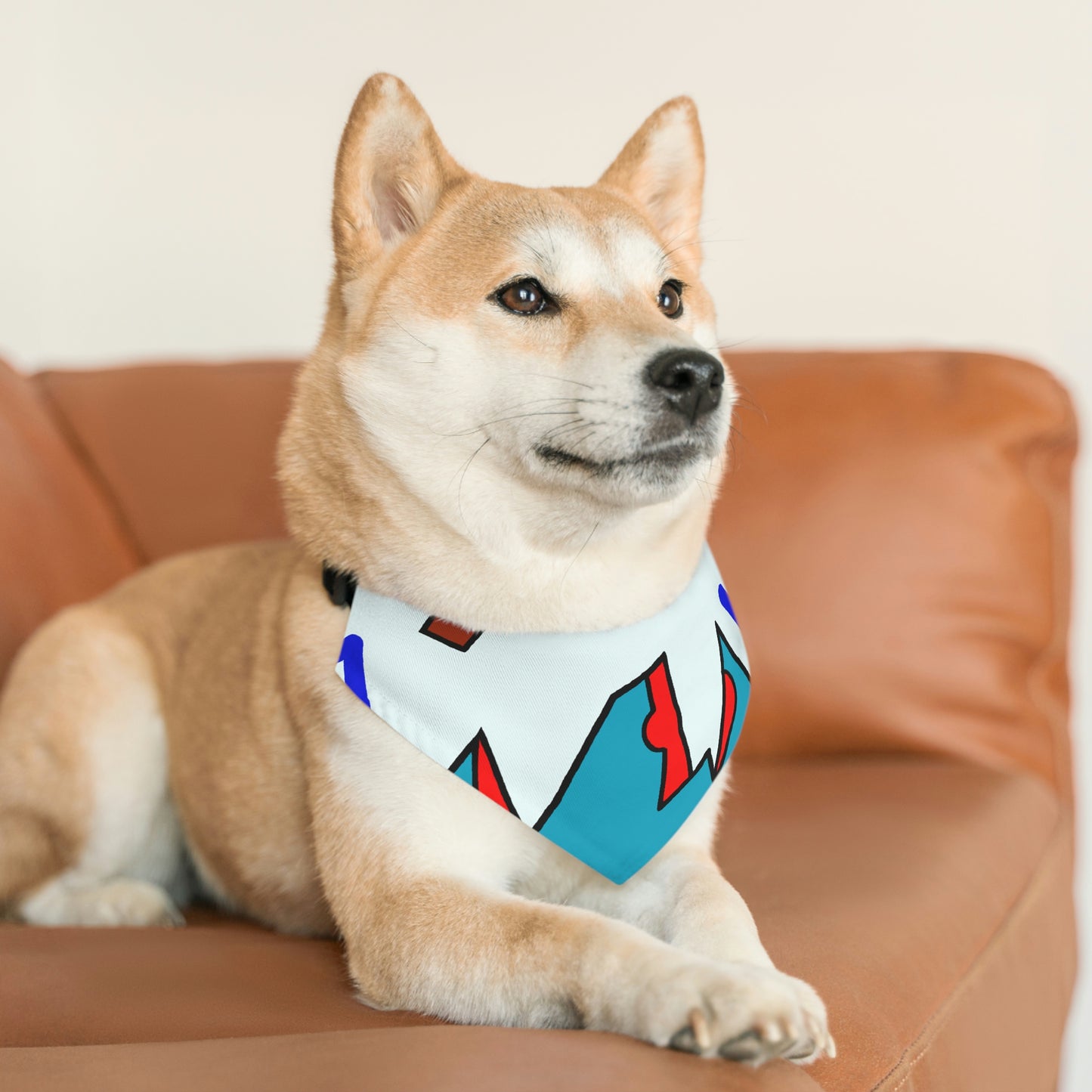 "Ojo a ojo con el desafío de la naturaleza" - The Alien Pet Bandana Collar