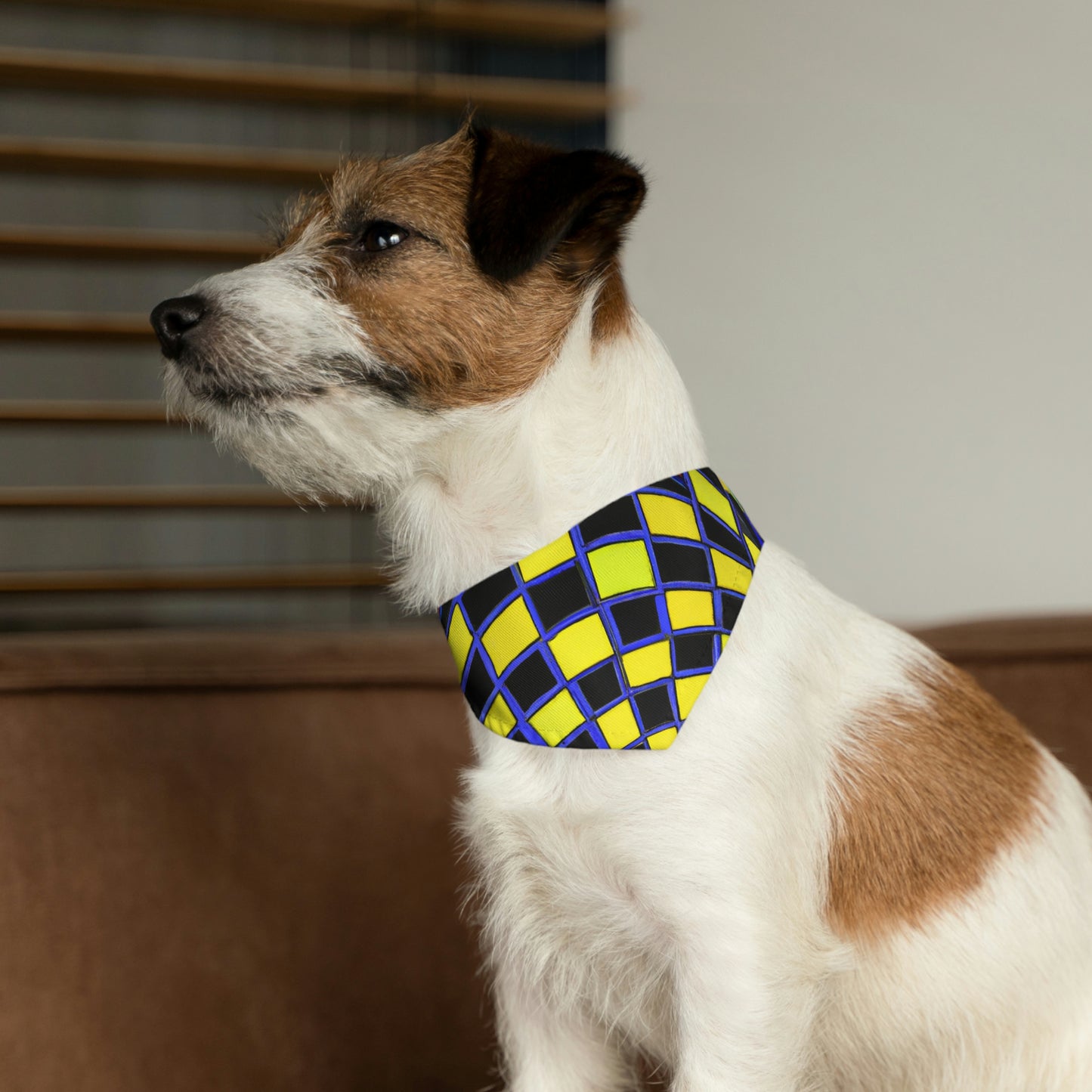 "Enchanted Midnight Flight" - The Alien Pet Bandana Collar