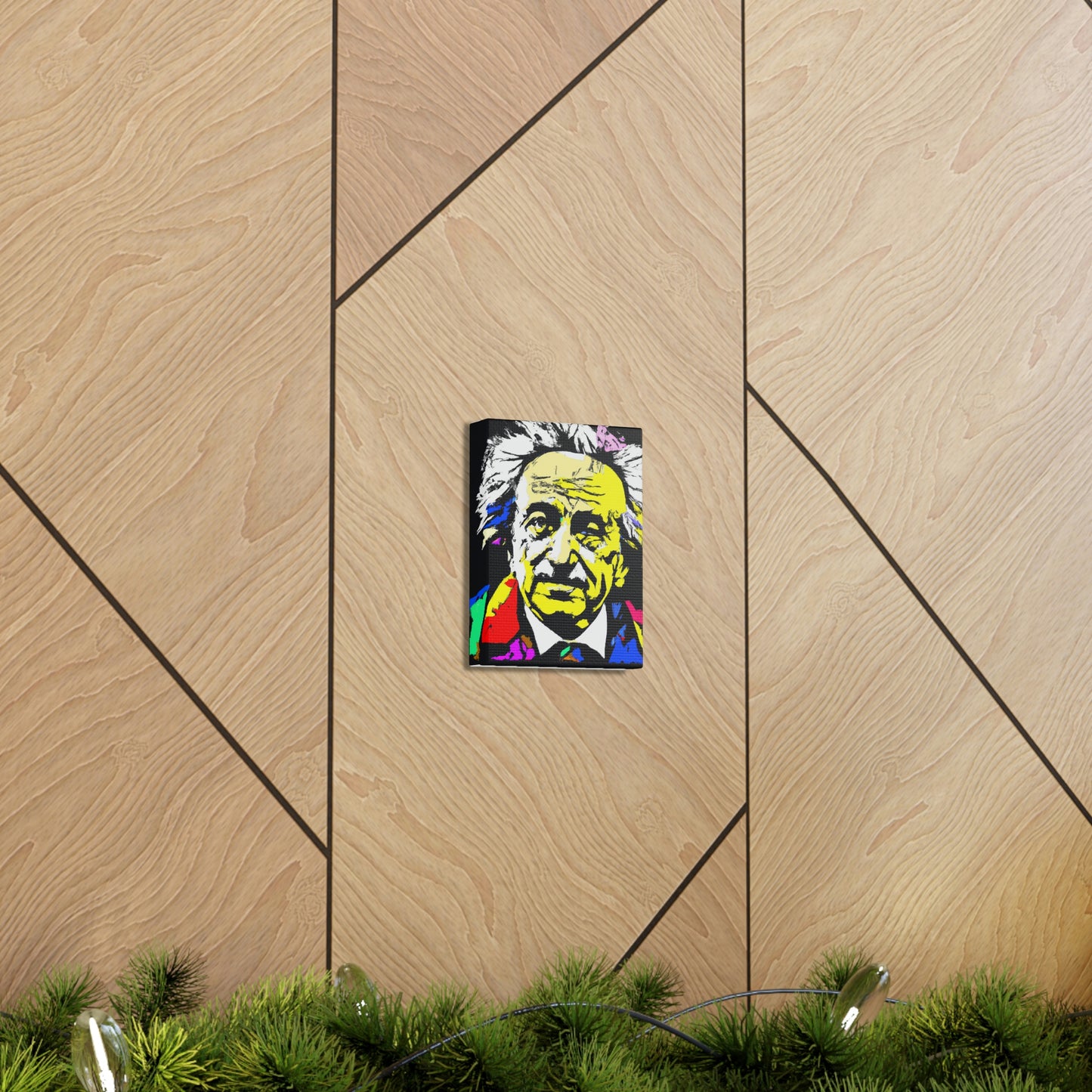 "Albert Einstein: Ein Pop-Art-Porträt" - The Alien Canva