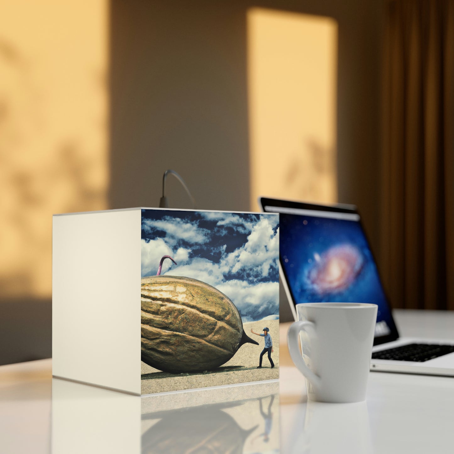 Mystery in the Meadow: Der gigantische Fund eines Bauern - Die Alien Light Cube Lampe