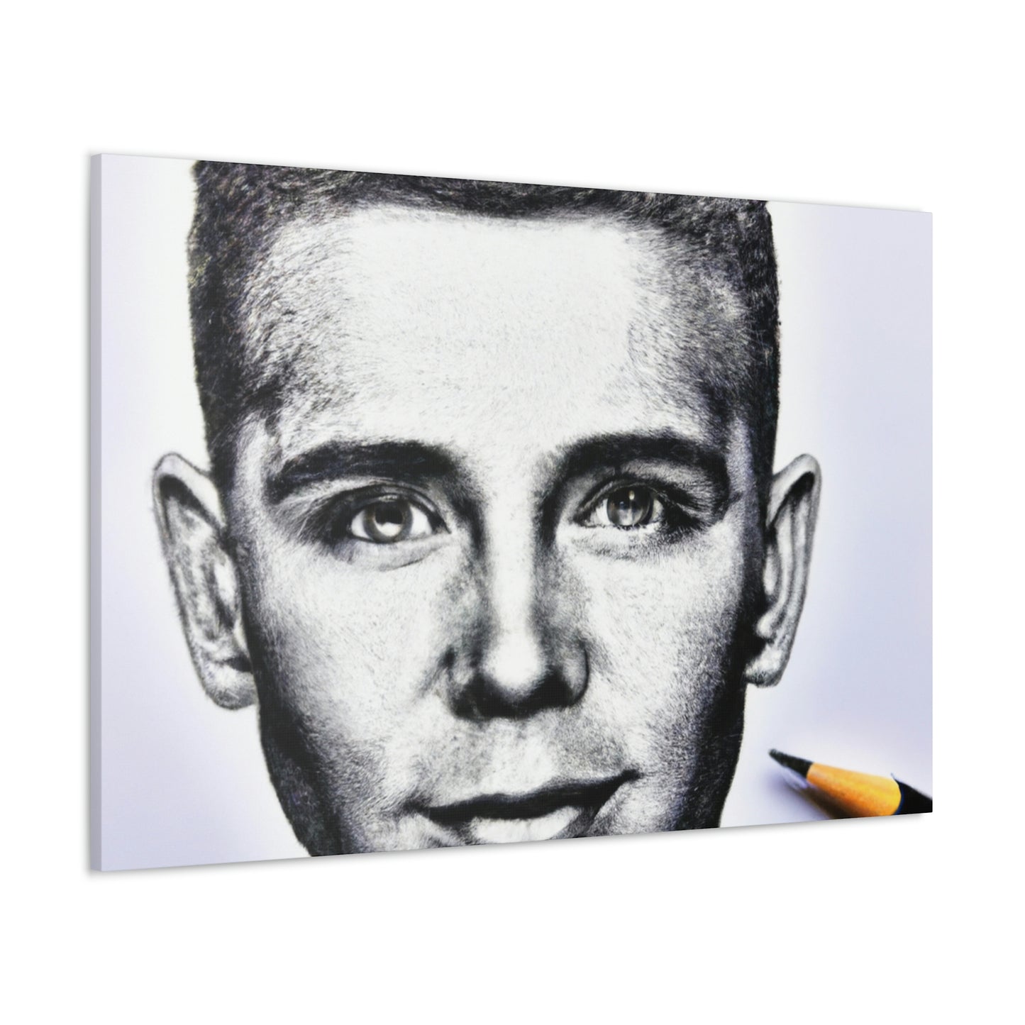 "Playing with Monochrome: Create a Celebrity Portrait with Pens" - The Alien Canva