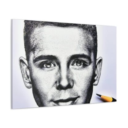 "Playing with Monochrome: Create a Celebrity Portrait with Pens" - The Alien Canva